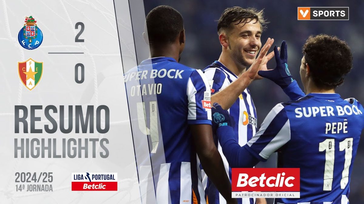RESUMO: FC Porto 2-0 Estrela Amadora (Liga 24/25 #14)